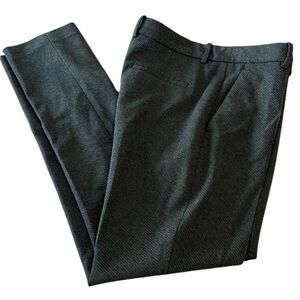 THEORY PINTUCK PANT KNIT TWILL 2 - Dark Grey Charcoal - Size 8